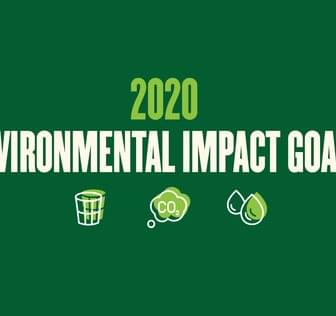 2020 environmental impact goals